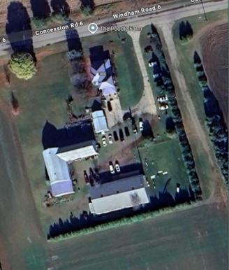 view from orbiting satellite