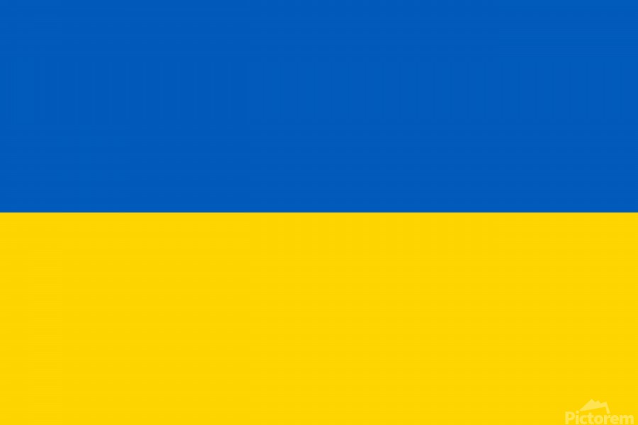 the flag of the Ukraine